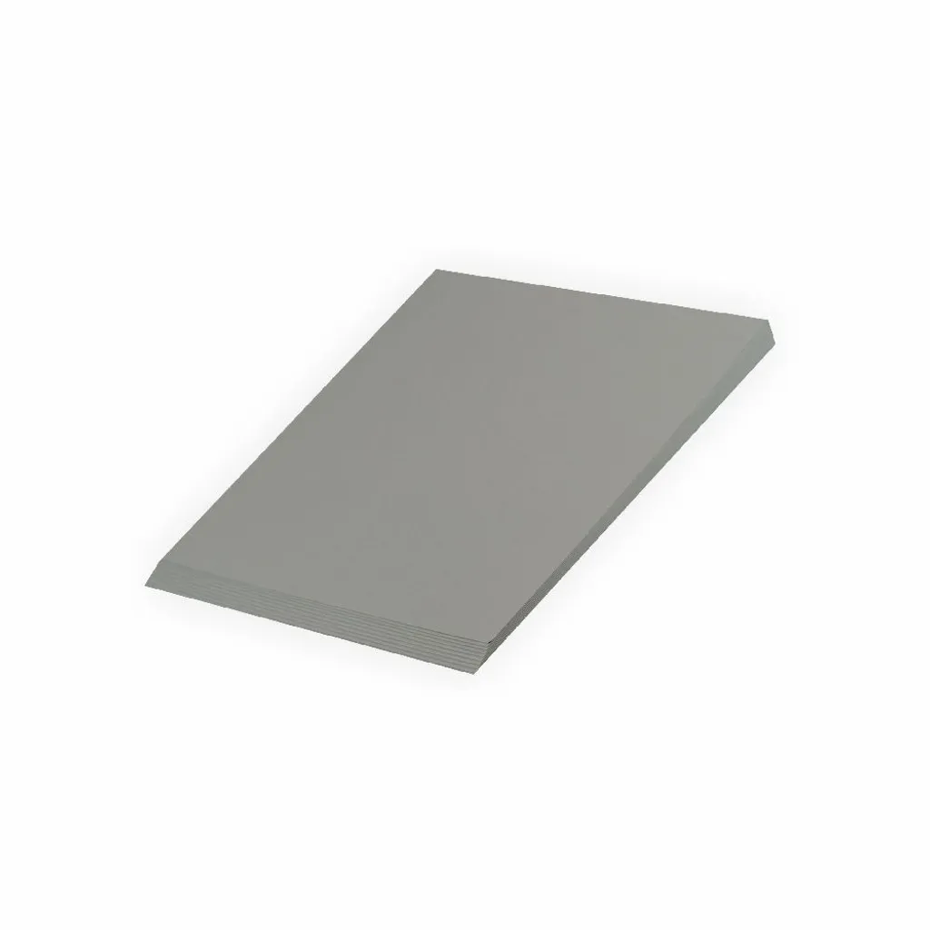 Creleo - Tonpapier silber matt 130g/m², 50x70cm, 10 Bogen / Blätter
